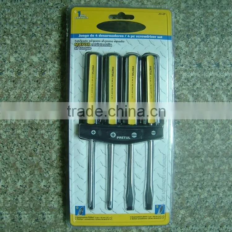 PP+TPR double color plastic handle, phillip, slotted screwdriver