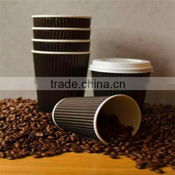 10oz Ripple wall paper cup from China supplier
