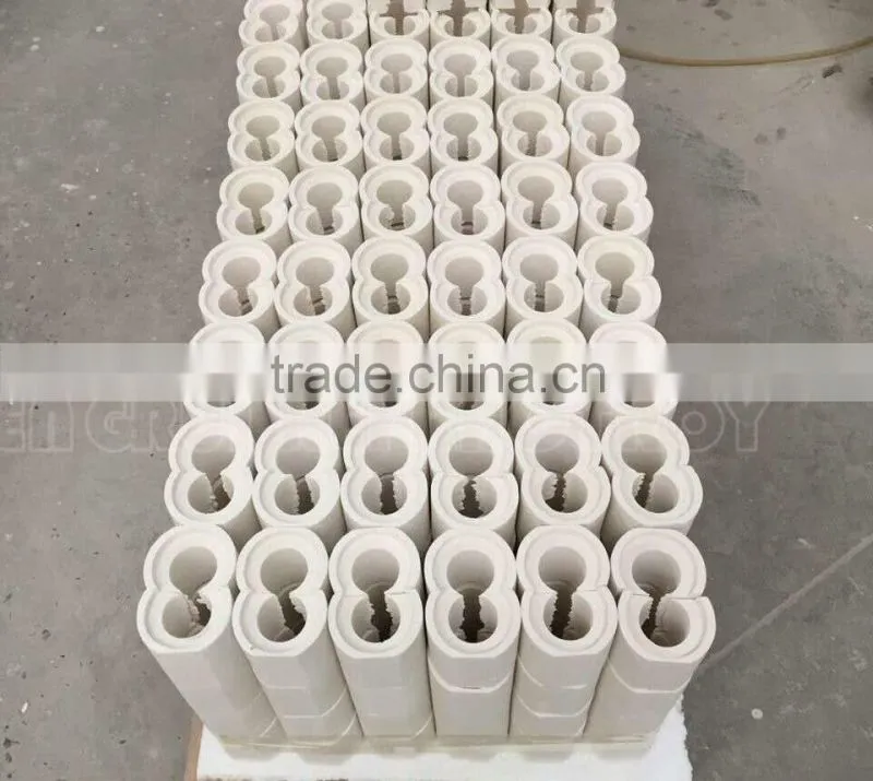 Hengrui 1260 ST ceramic fiber vacuum formed customized ceramic tube