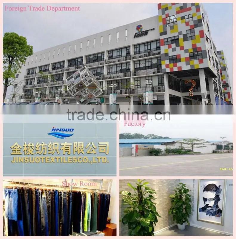 Denim Floral Printed Fabric 2m1346 with SGS/Audit Factory