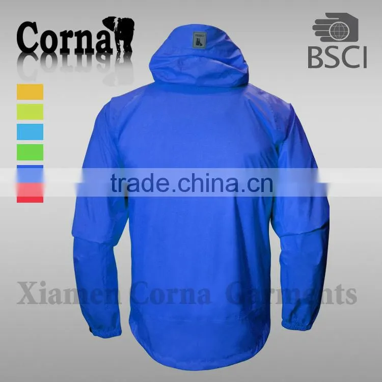 Fashion Mens plus size jacket waterproof windproof breathable