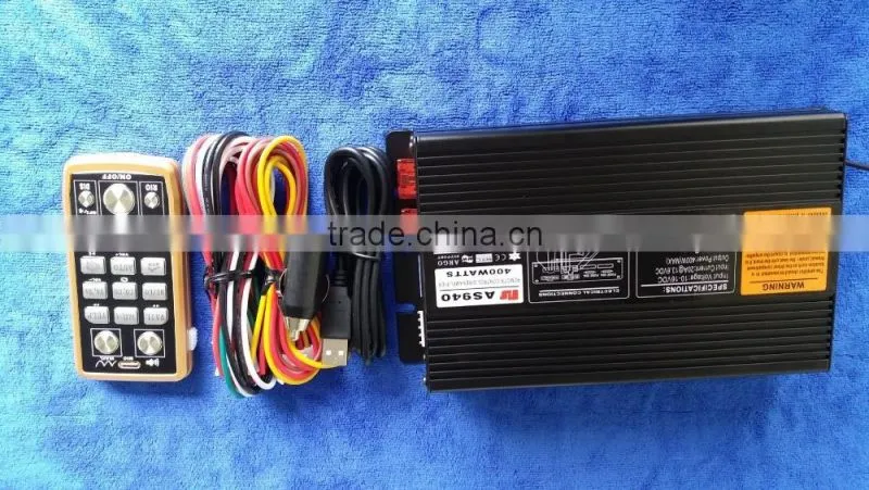 durable 400w electronic siren amplifier for police car AS940N