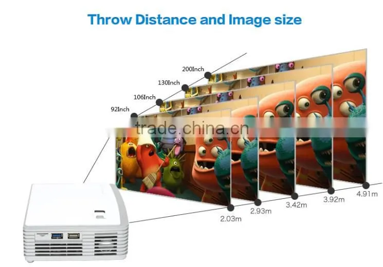 Hot seller !!! Z3000 2205P Android smart Blu-ray 3d video projector 10000 lumen