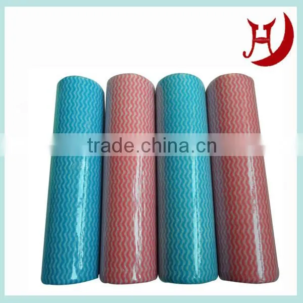 Spunlace nonwoven industrial dust cloth