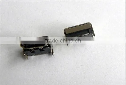 HDMI 19P female DIP copper-covered connector