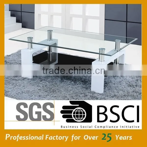 No Folded and Modern Appearance Glass Coffee Table JY-02