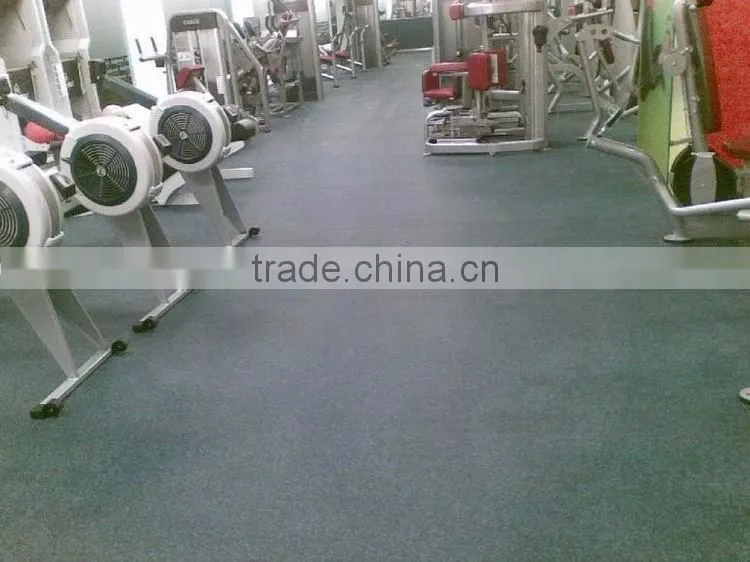 Noise reduction heavy duty rubber crossfit floor