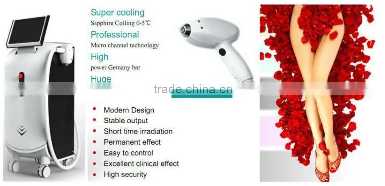 pain free laser hair removal/diode laser 808 nm salon machine