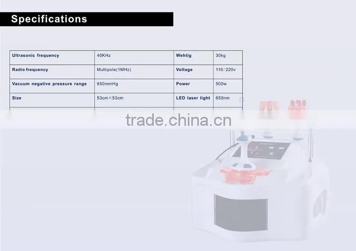 Popular slimming vacuum cavitation rf fat removal, body shaping skin wrinkle cavitation rf machine Sineron-I