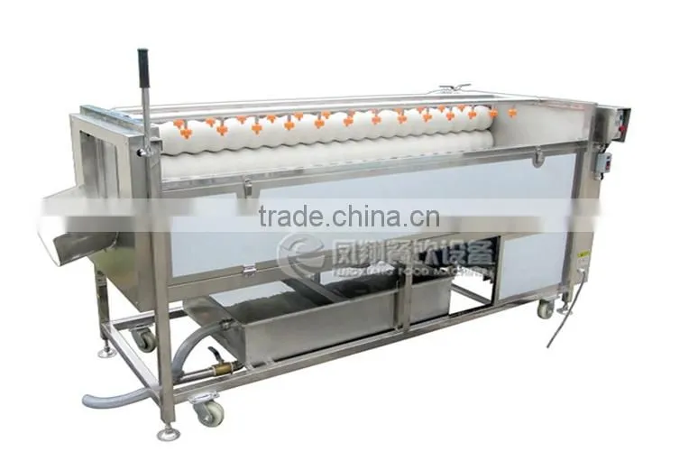 PX-1500 high pressure spray potato washing and polishing machine