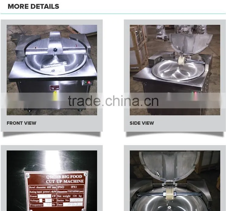 2016 China Supplier for 20L Meat Bowl Cutter Food Shredder Cutting Machine