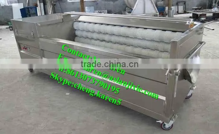 High quality potato washing and peeling machine/industrial potato peeling machine/potato peeling machine