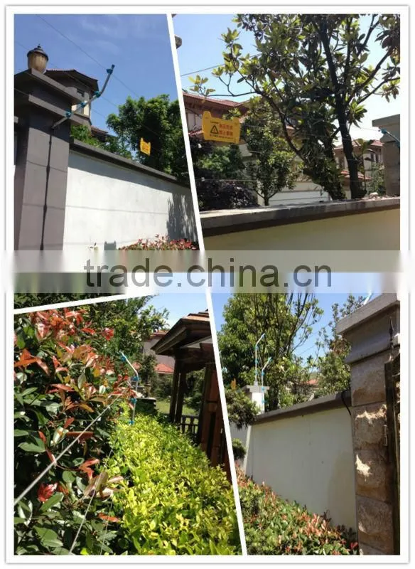 Fencing energizers alloy wires security perimeter water works security alarm systems