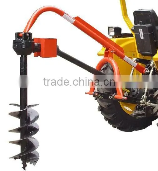 post hole digger HD-9, 9''drill diameter auger, PTO shaft with tractor