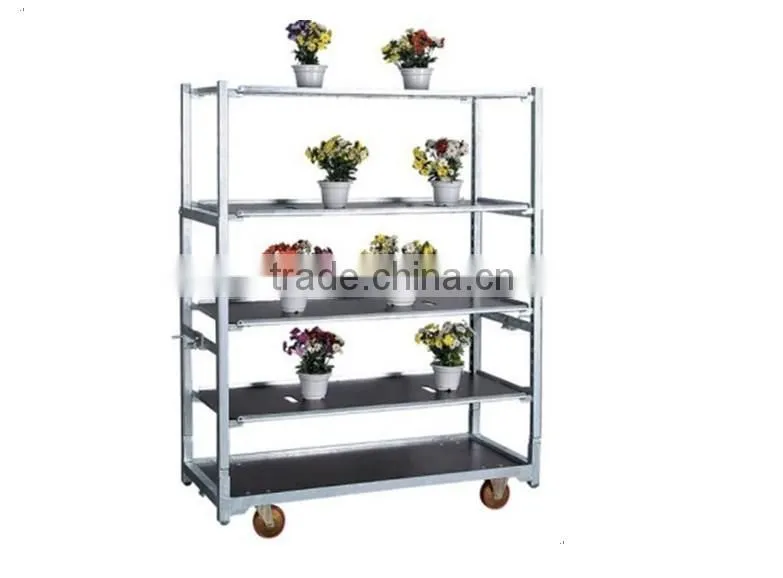 Flower Trolley/Goods Carrying Trolley/Storage Cargo Shelf