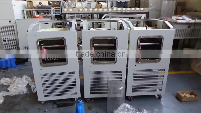 TPV-10G Top-press Vacuum Freeze Dryer with PID Controller and Touching Screen