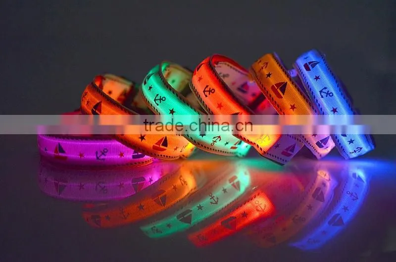 New style star led flashing lights dog collar