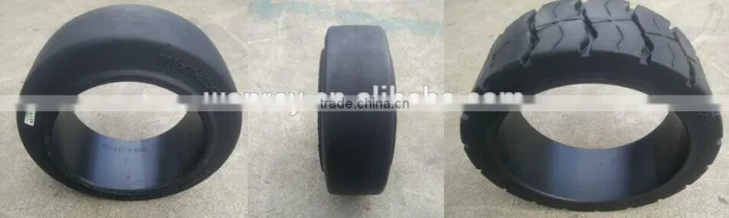 Prices Discounted WonRay 18X7X12-1/8 solid forklift press-on tire traction tires 18712