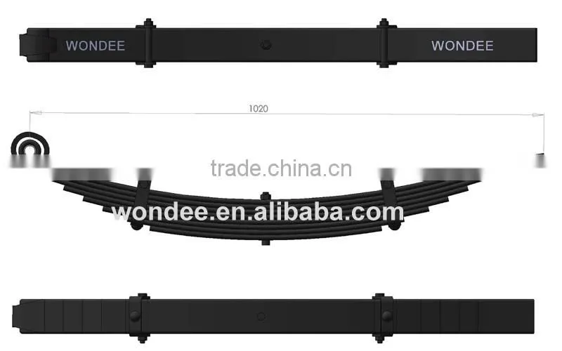S08-40-08 Conventional OEM Boat Trailer Parts Leaf Spring