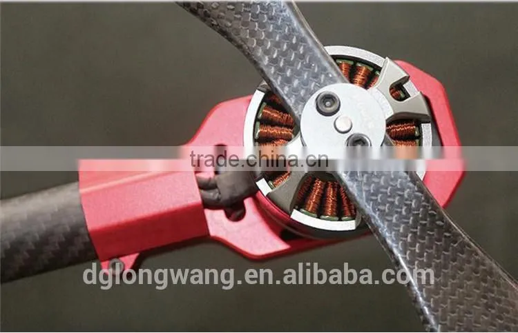 Custom oxidizing cnc machining for Al quadcopter parts from Fji