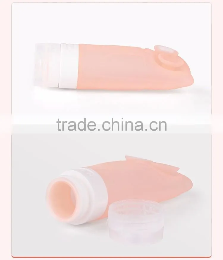 Make From Food Grade Silicone Approved By air Owl Shape Mini Shampoo Bottle