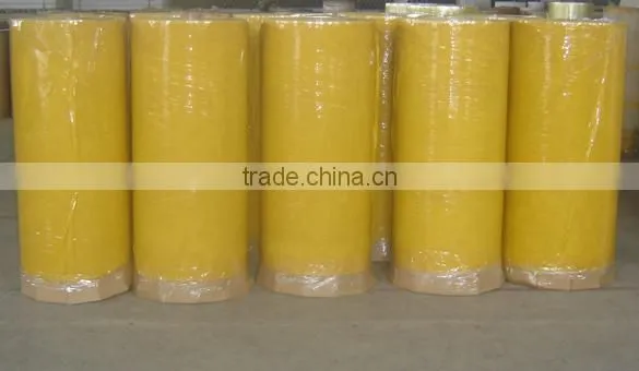 Self adhesive transparent film OPP jumbo roll with adhesive/glueroll