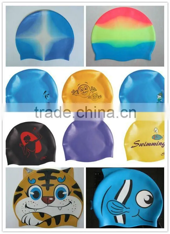 silicone swimming cap
