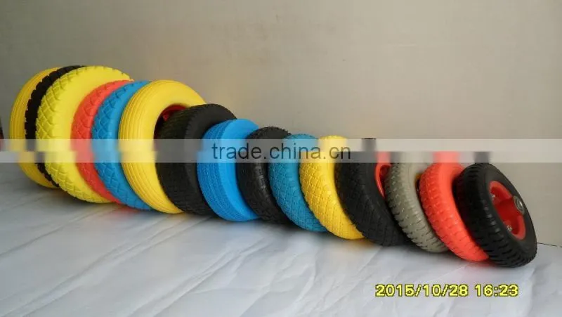 PU Foam Rubber Tyre Wheels