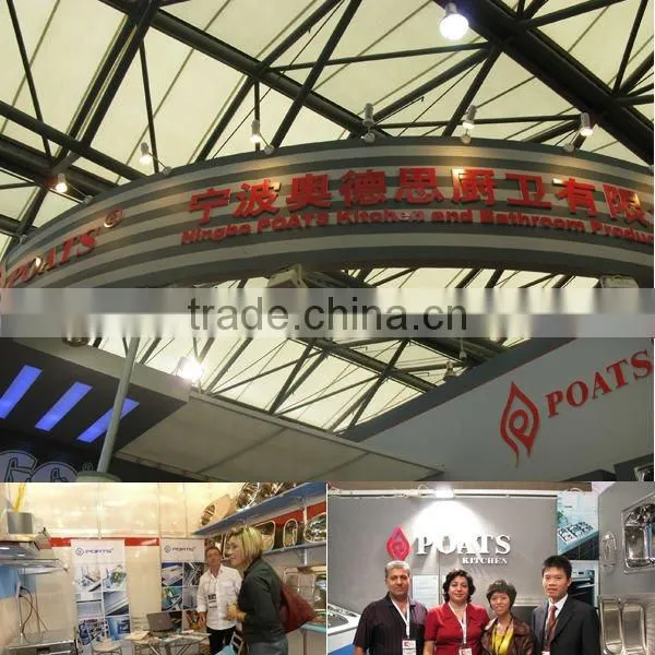Factory directly undermount double bowl kitchen sink of POATS