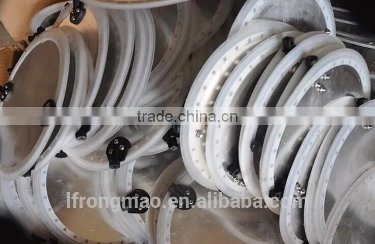 Round manual air damper