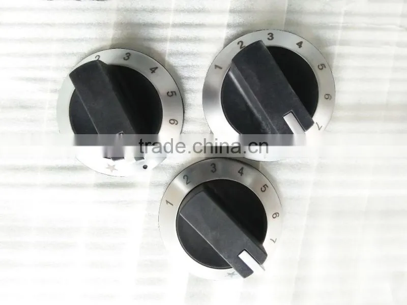 Special plastic knob switch for gas stove