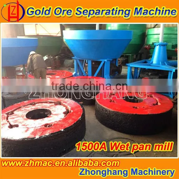 Gold Ore Wet Pan Grinding Mill for Mining