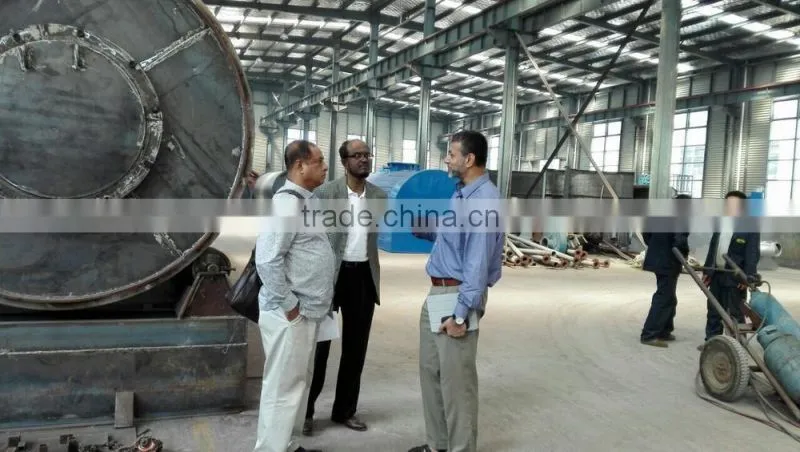City daily rubbish/plastic rubbish And waste oil pyrolysis plant
