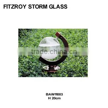beautiful indoor wooden base admiral fitzroy storm glass