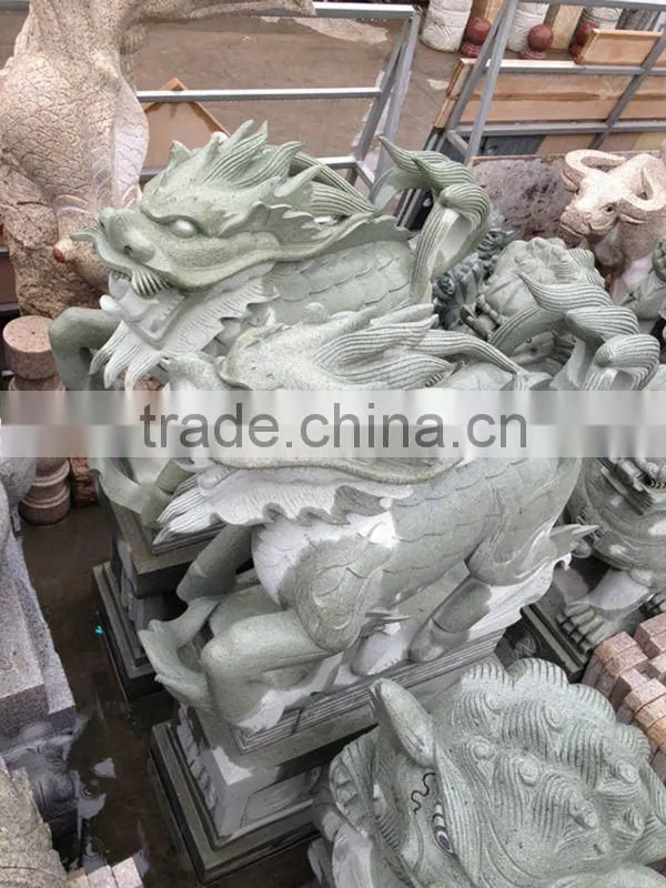 stone chinese dragon sculpture
