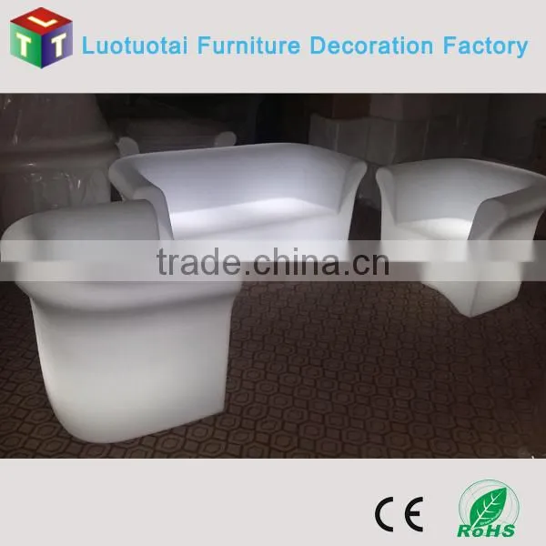 Hight quality led sofa for sale /cheap plastic lighting led sofa