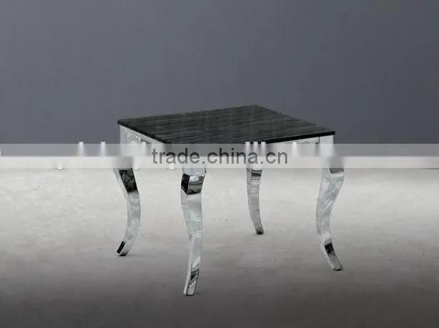 D329 cheap living room furniture marble side table cube side table
