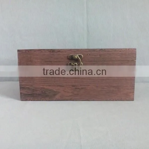 Sycamore Wood Rectangular Wooden Tissue Box, Hotel Home Use Napkin Box