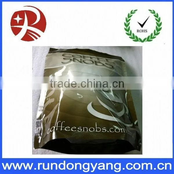 stand up zipper packaging bag for coffee