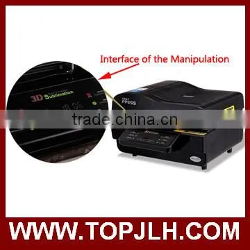3d digital sublimation heat press machine for 3d cell phone cases blank mugs