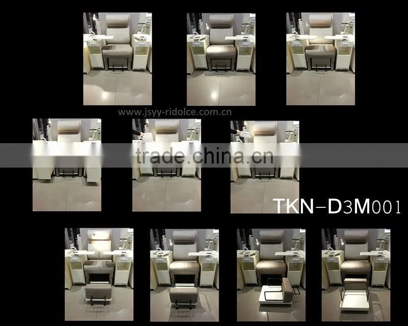 Spa pedicure nail cabinet with display TKN-D3M005-1