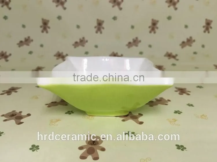 Stocked Porcelain ceramic kitchenware plate dish