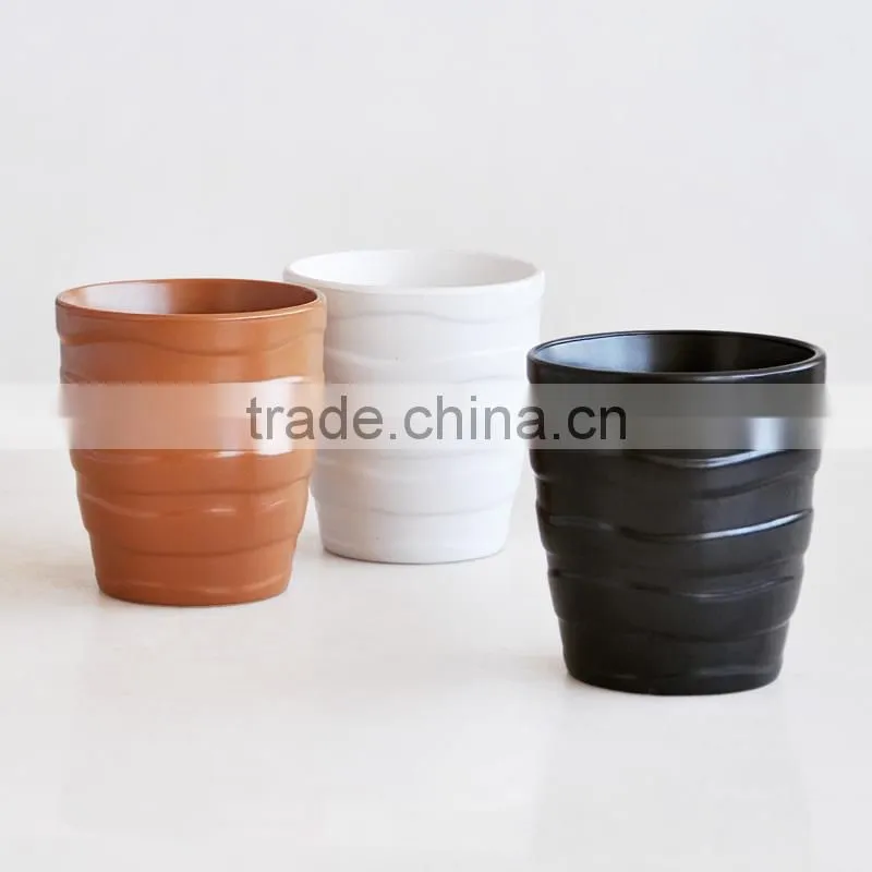 Ceramic colorful flowerpot