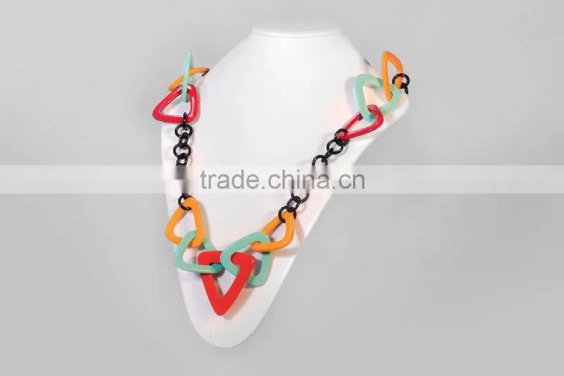 Horn necklace made of natural buffalo horn in Vietnam