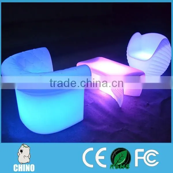 New Led furniture Lovely Sweet design shell chair