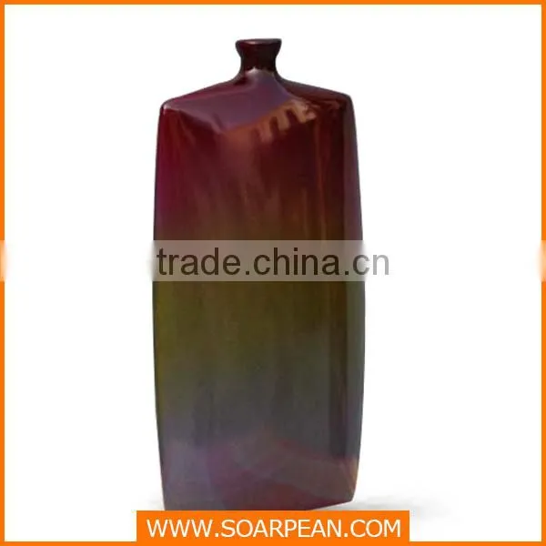 Modern Style Fiberglass Rectangle Flower Vase