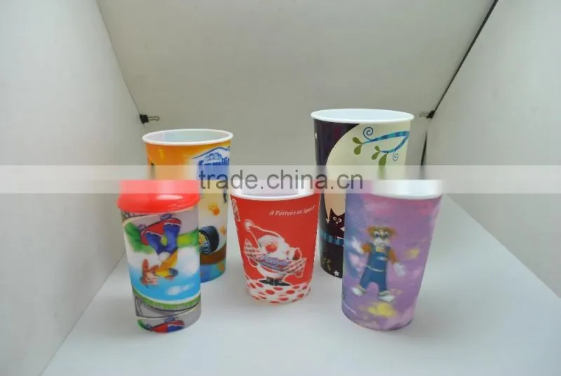3d kids personalized plastic mug