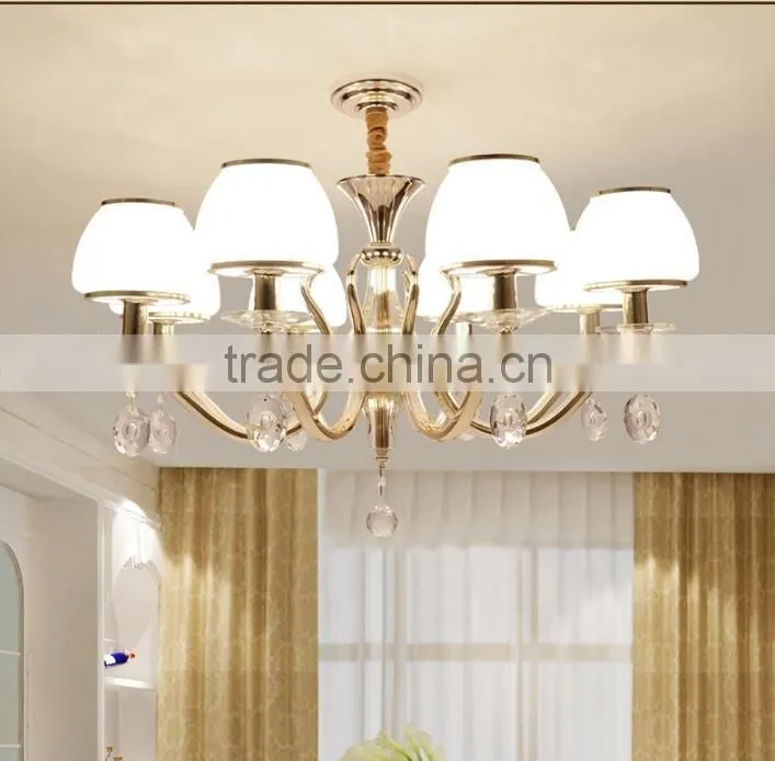 M966 Momoda elegant European Crystal modern living room bedroom lighting chandelier pendant lamp