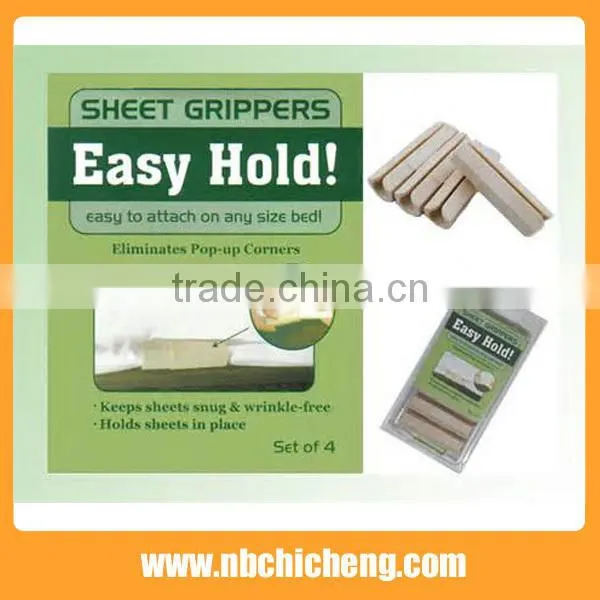 Plastic Sheet Clips set of 4 / Sheet Grippers