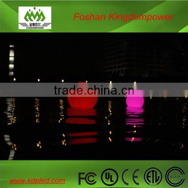 Diameter 50cm plastic led waterproof landscape ball